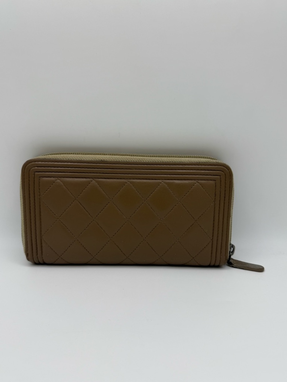 Chanel Boy Quilted Zip Around Wallet with Box - Picture 8 of 15